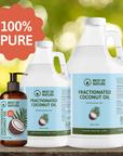 Fractionated Coconut Massage & Body Oil - 100% Pure