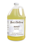 Budget Blend Massage and Body Oil gallon jug