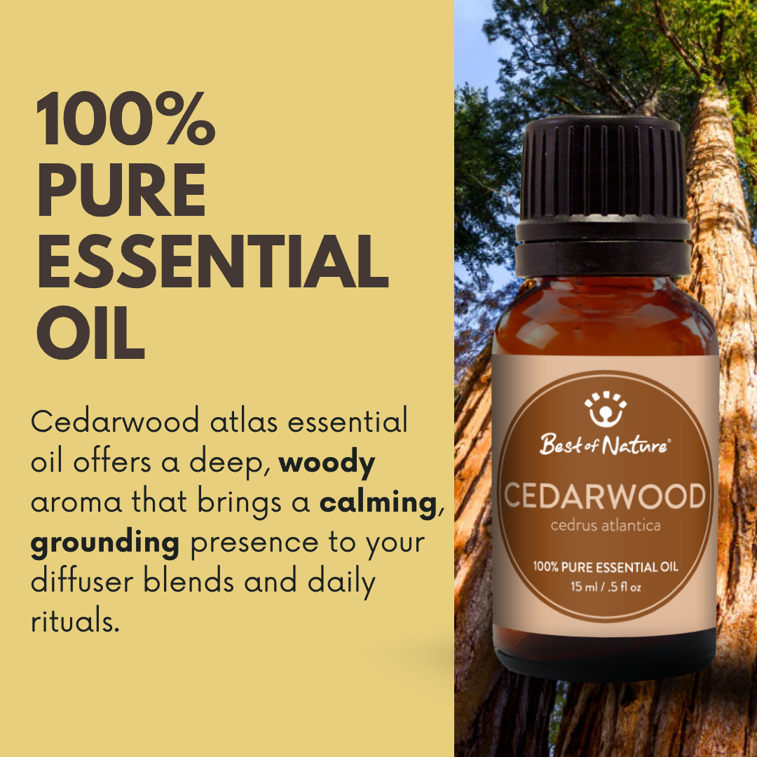 Cedarwood Atlas Essential Oil - 100% Pure