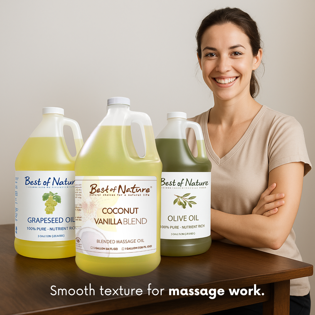 Coconut Vanilla Aromatherapy Massage & Body Oil