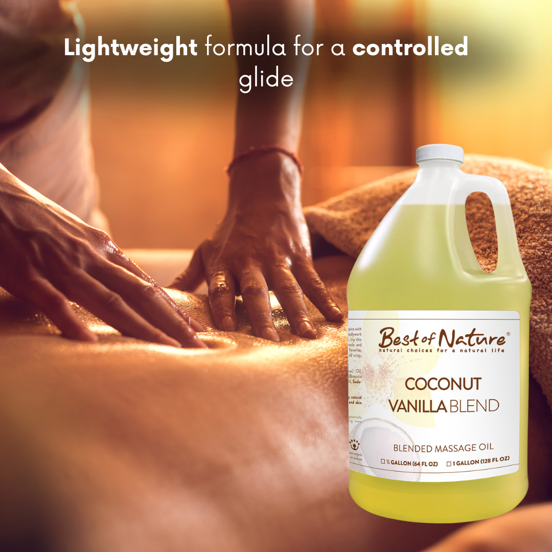 Coconut Vanilla Aromatherapy Massage & Body Oil