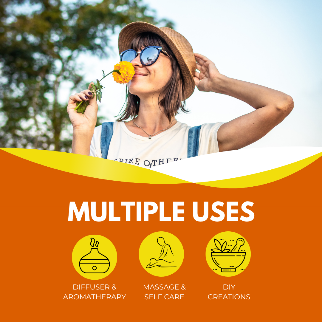 Multiple uses with Best of Nature essential oils - diffuser and aromatherapy, massage and self care, and DIY creations