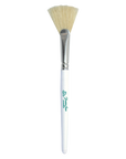 Facial Treatment and Cosmetic Brush - Boar Bristle, 1.5" Fan