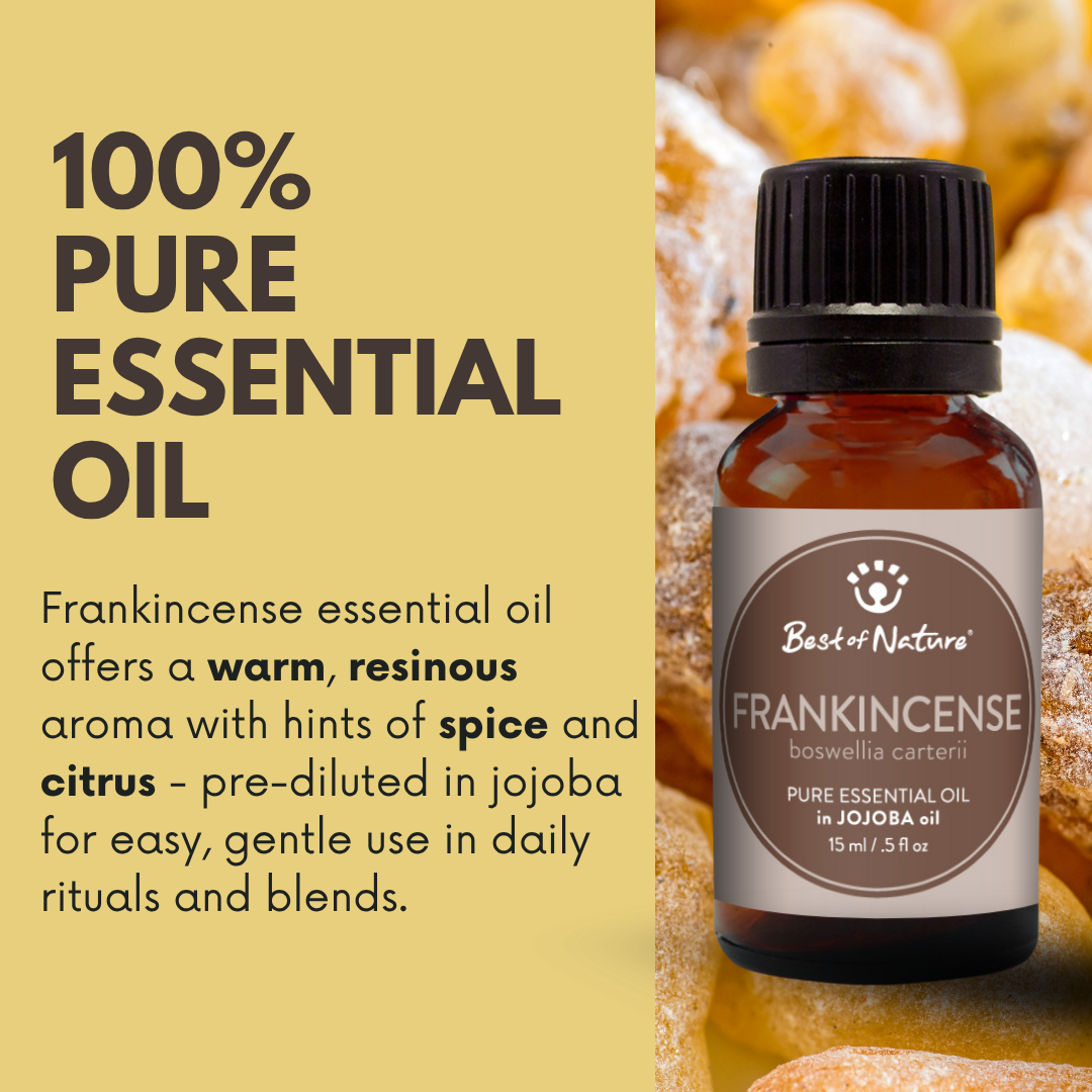 Frankincense Olibanum Essential Oil blended with Jojoba Oil