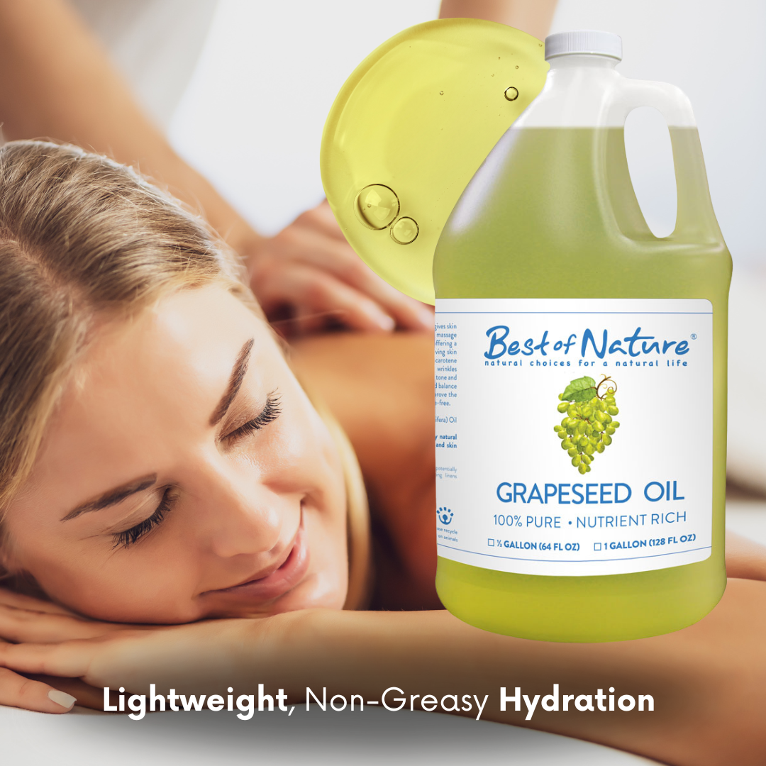 Grapeseed Massage & Body Oil - 100% Pure