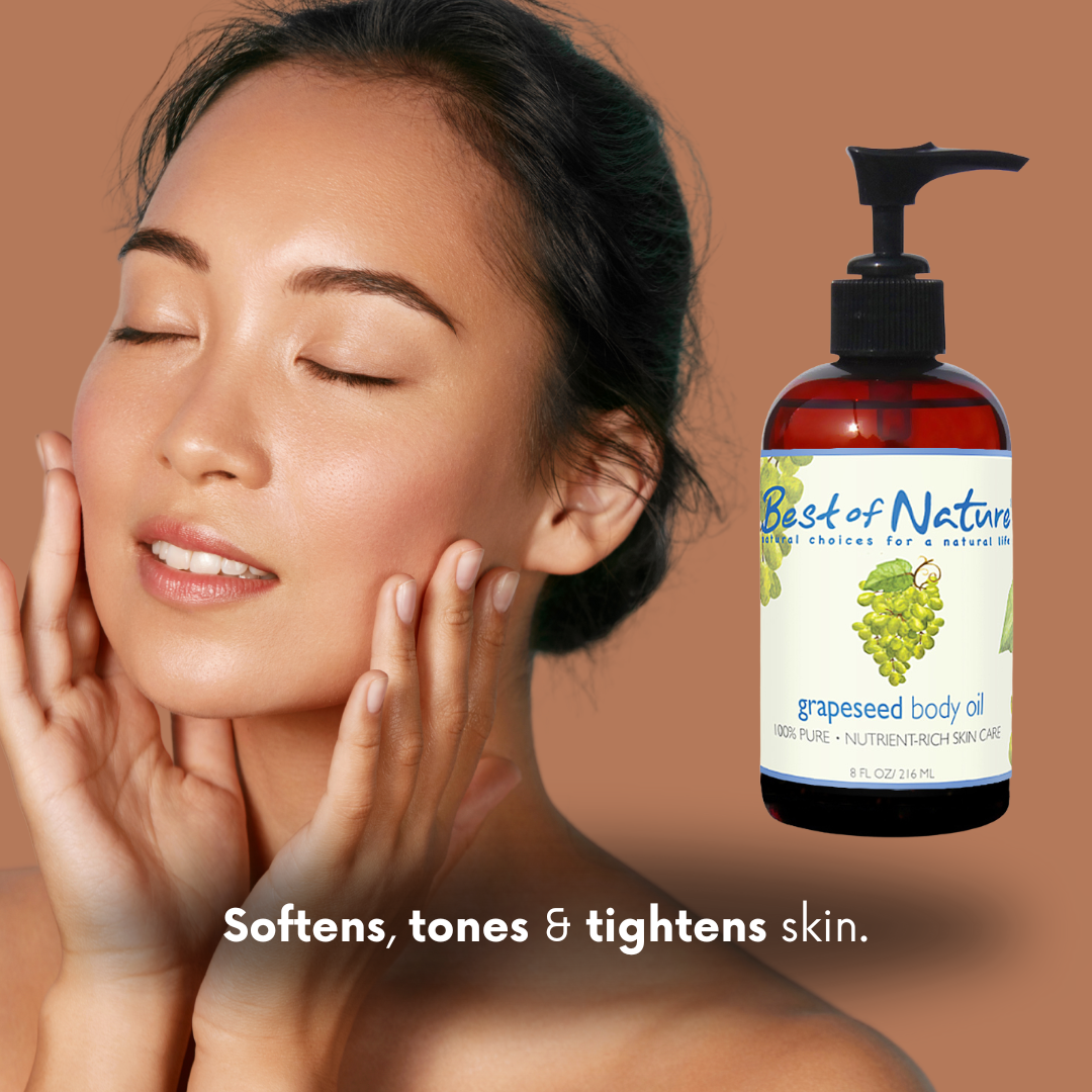 Grapeseed Massage & Body Oil - 100% Pure