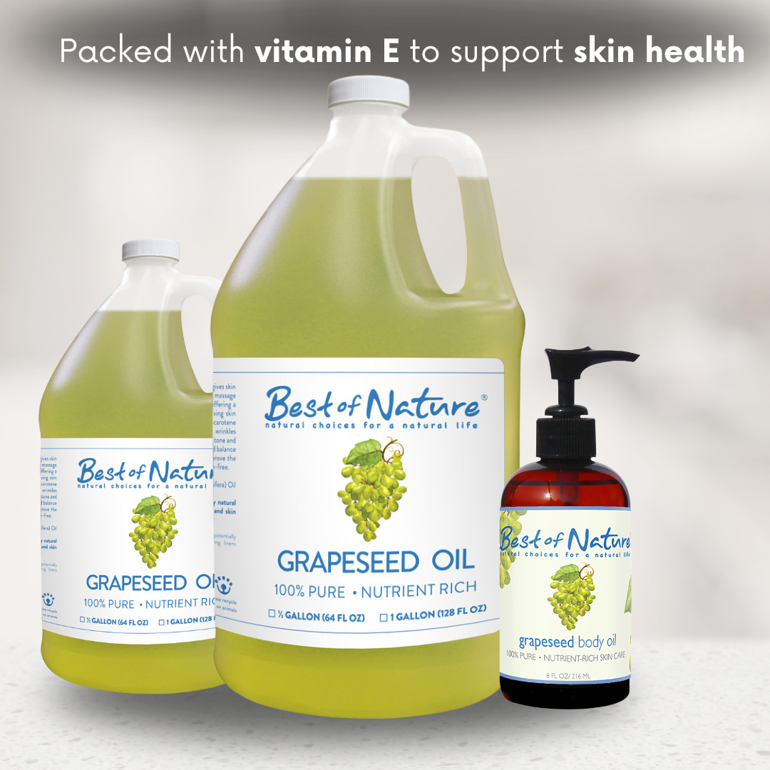 Grapeseed Massage & Body Oil - 100% Pure