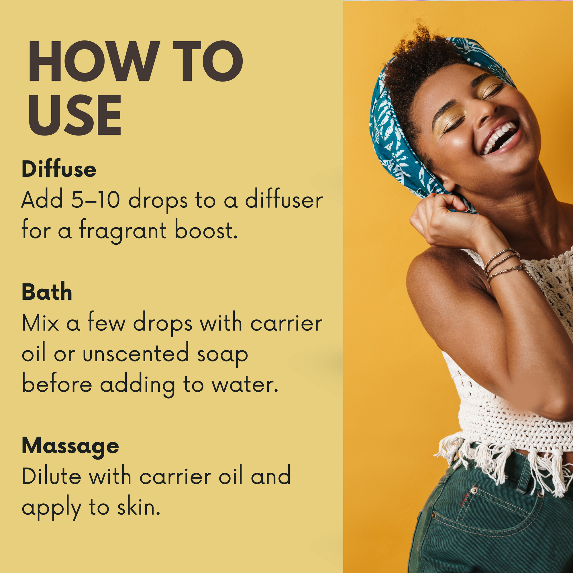 How to use Best of Nature essential oils - diffuse, bath or massage