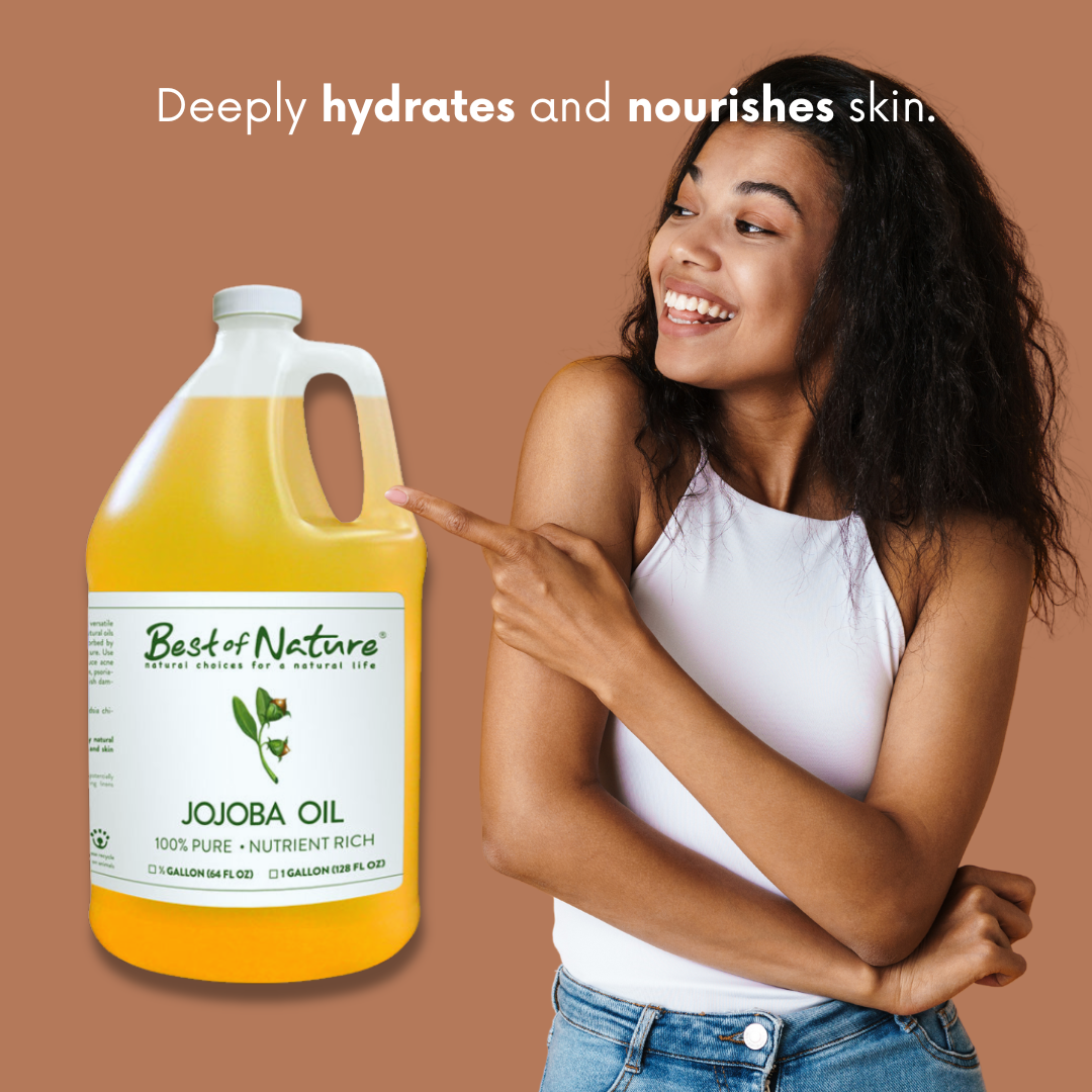 Jojoba Massage & Body Oil (Unrefined)- 100% Pure