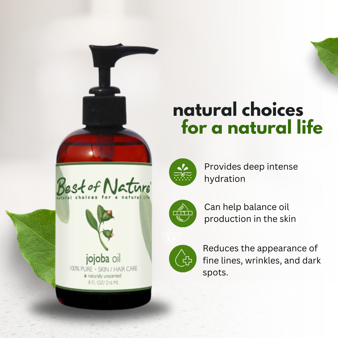 Jojoba Massage & Body Oil (Unrefined)- 100% Pure