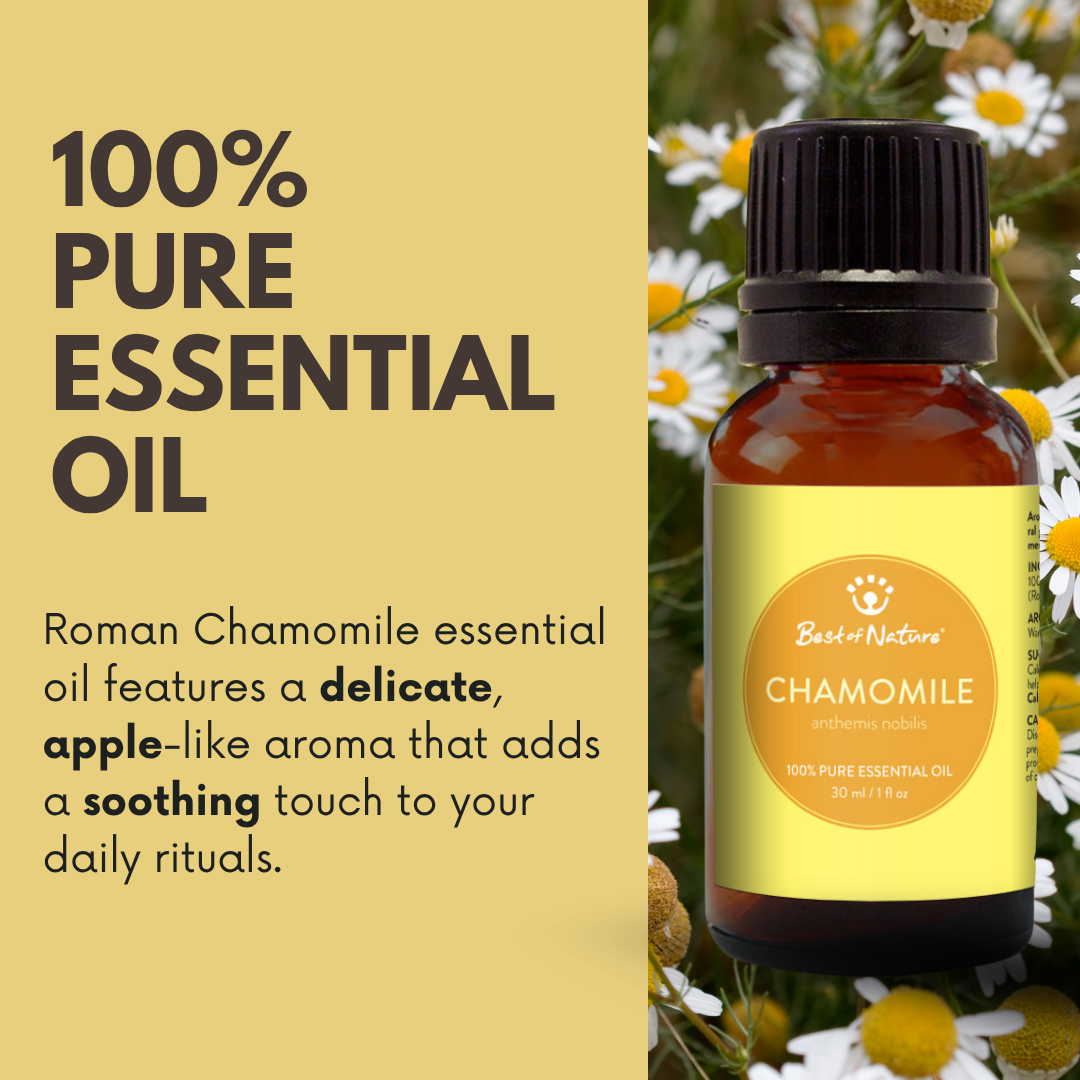Chamomile Roman Essential Oil - 100% Pure