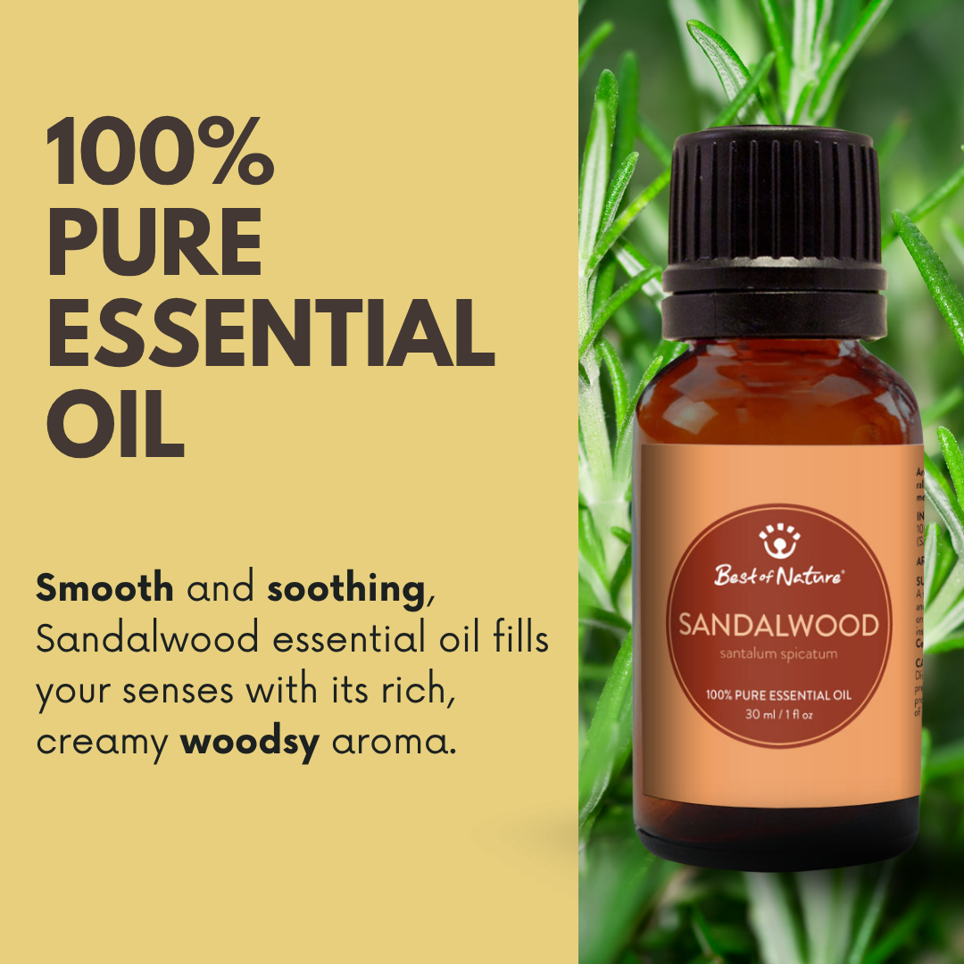 Sandalwood Essential Oil - 100% Pure