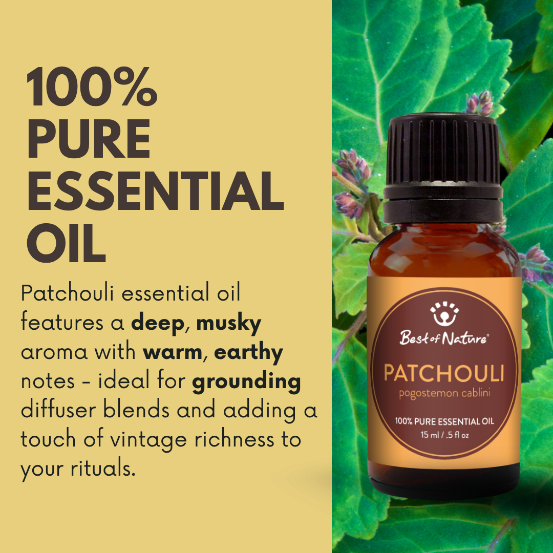 Patchouli Essential Oil - 100% Pure
