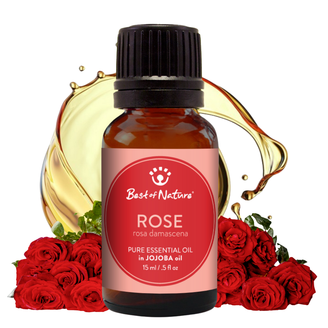 Rose Absolute Essential Oil blended with Jojoba Oil Rose Absolute Essential Oil blended with Jojoba Oil