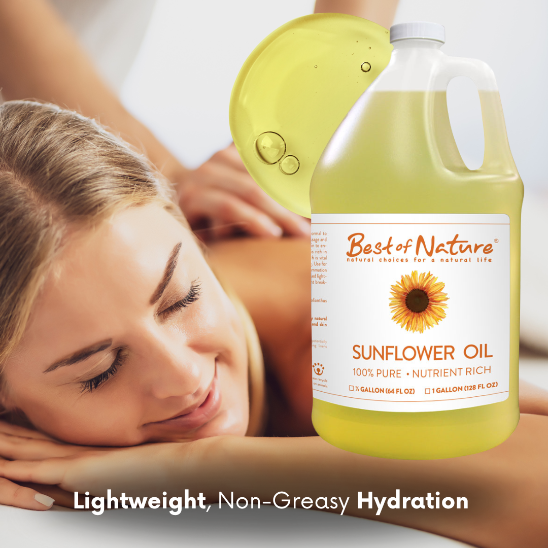 Sunflower Massage & Body Oil - 100% Pure