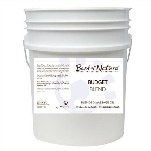 Budget Blend Massage and Body Oil 5 gallon pail