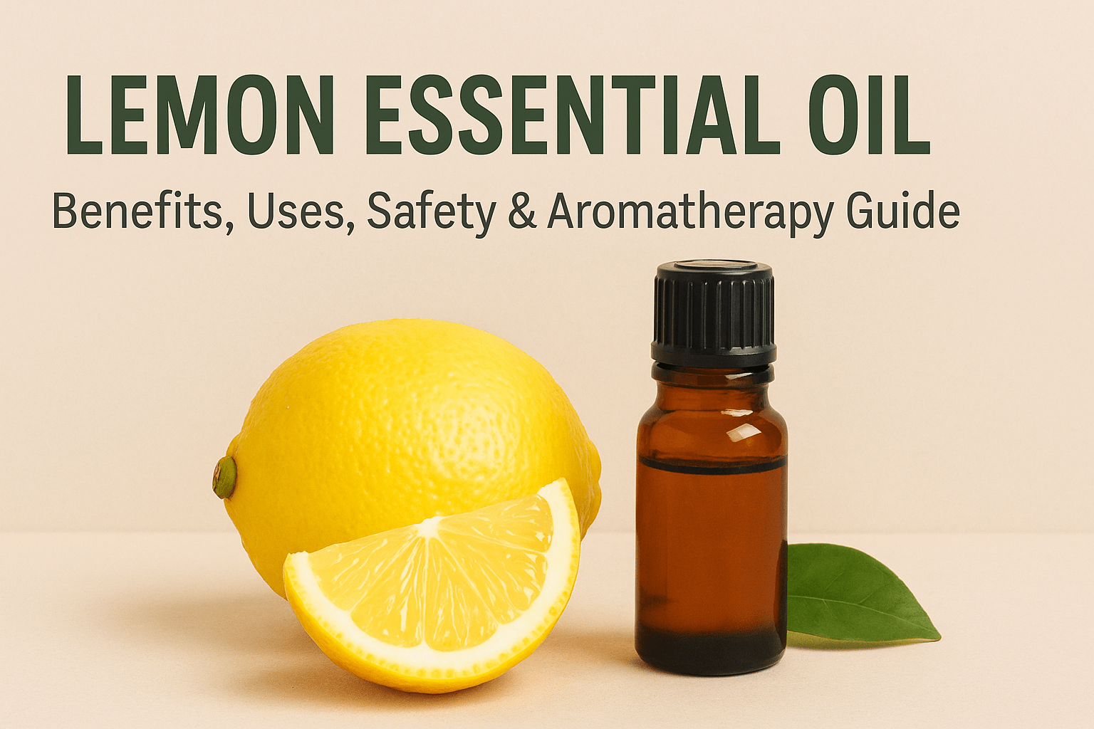 Lemon Essential Oil - Benefits, Uses, Safety Protocols & Aromatherapy Guide