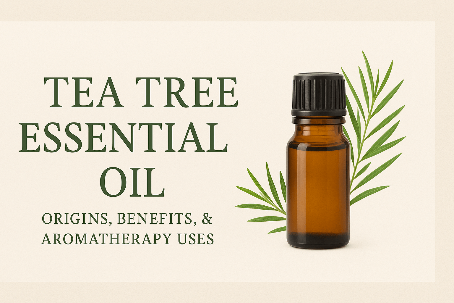 Tea Tree Essential Oil - Origins, Benefits & Aromatherapy Uses