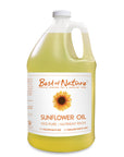 Pure Sunflower Massage and Body Oil half gallon jug and gallon jug