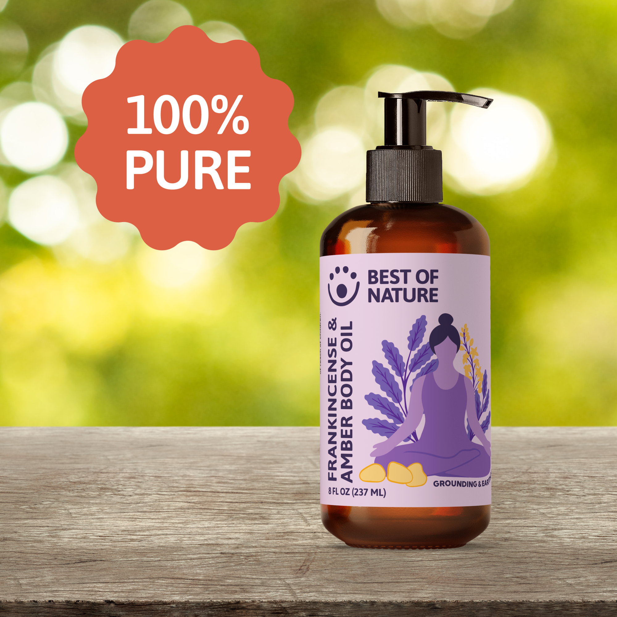 Frankincense &amp; Amber Aromatherapy Massage &amp; Body Oil