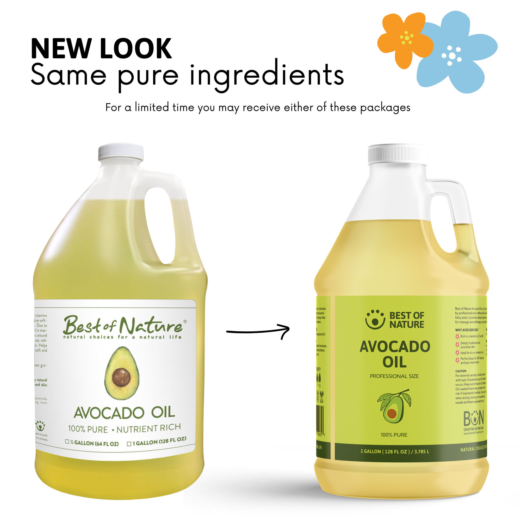 Avocado Massage &amp; Body Oil - 100% Pure