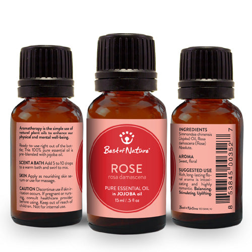 Rose Absolute Essential Oil blended with Jojoba Oil - Spa & Bodywork Market