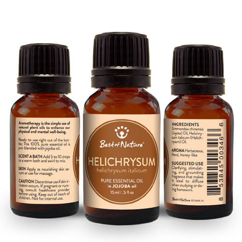 Helichrysum Essential Oil blended with Jojoba Oil - Spa & Bodywork Market