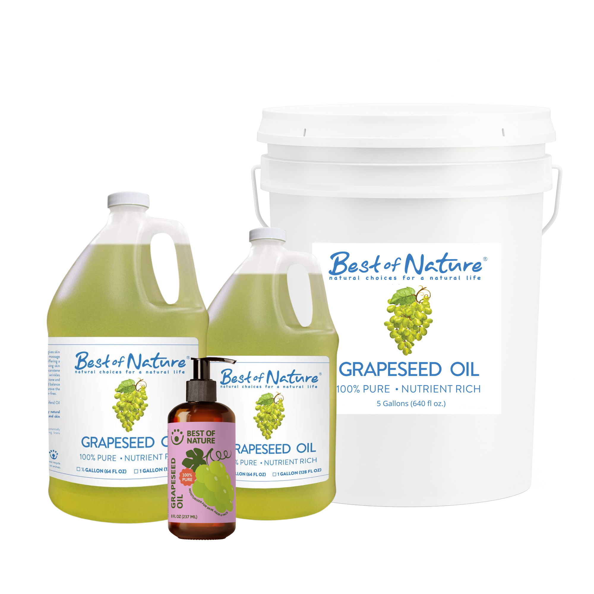 Grapeseed Massage &amp; Body Oil - 100% Pure