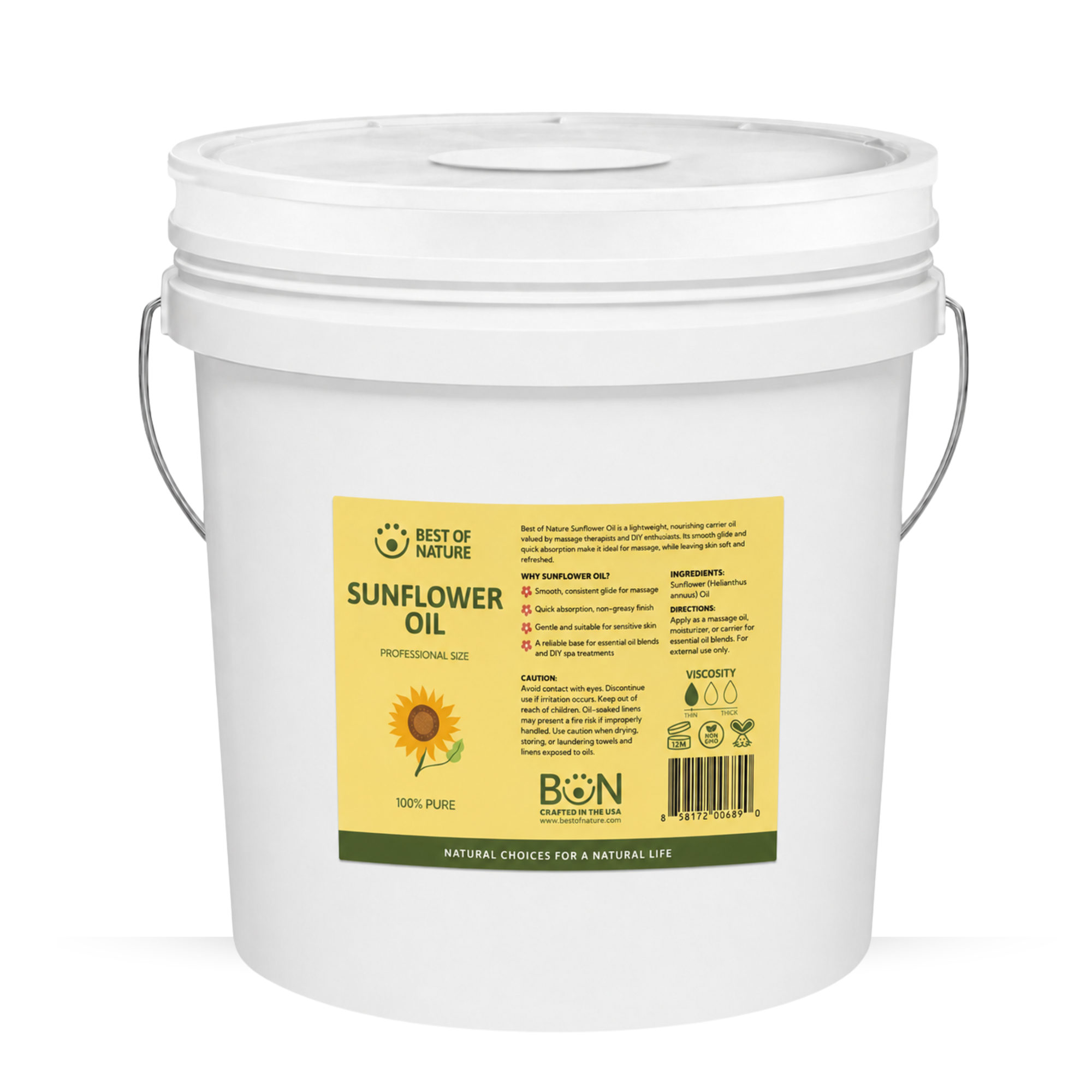 Sunflower Massage &amp; Body Oil - 100% Pure