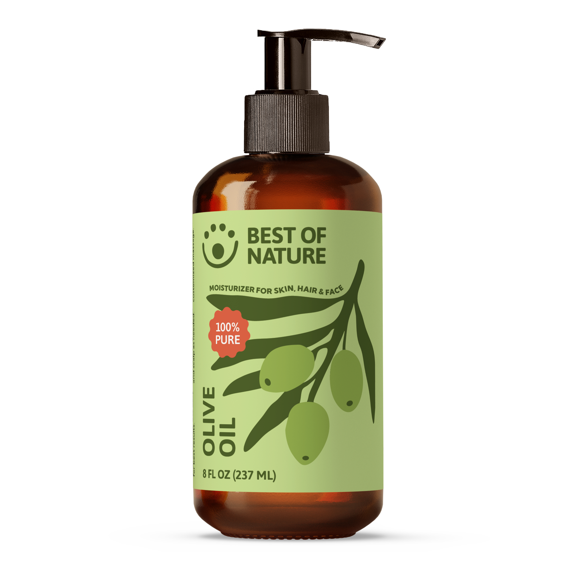 Olive Massage & Body Oil - 100% Pure  Best of Nature