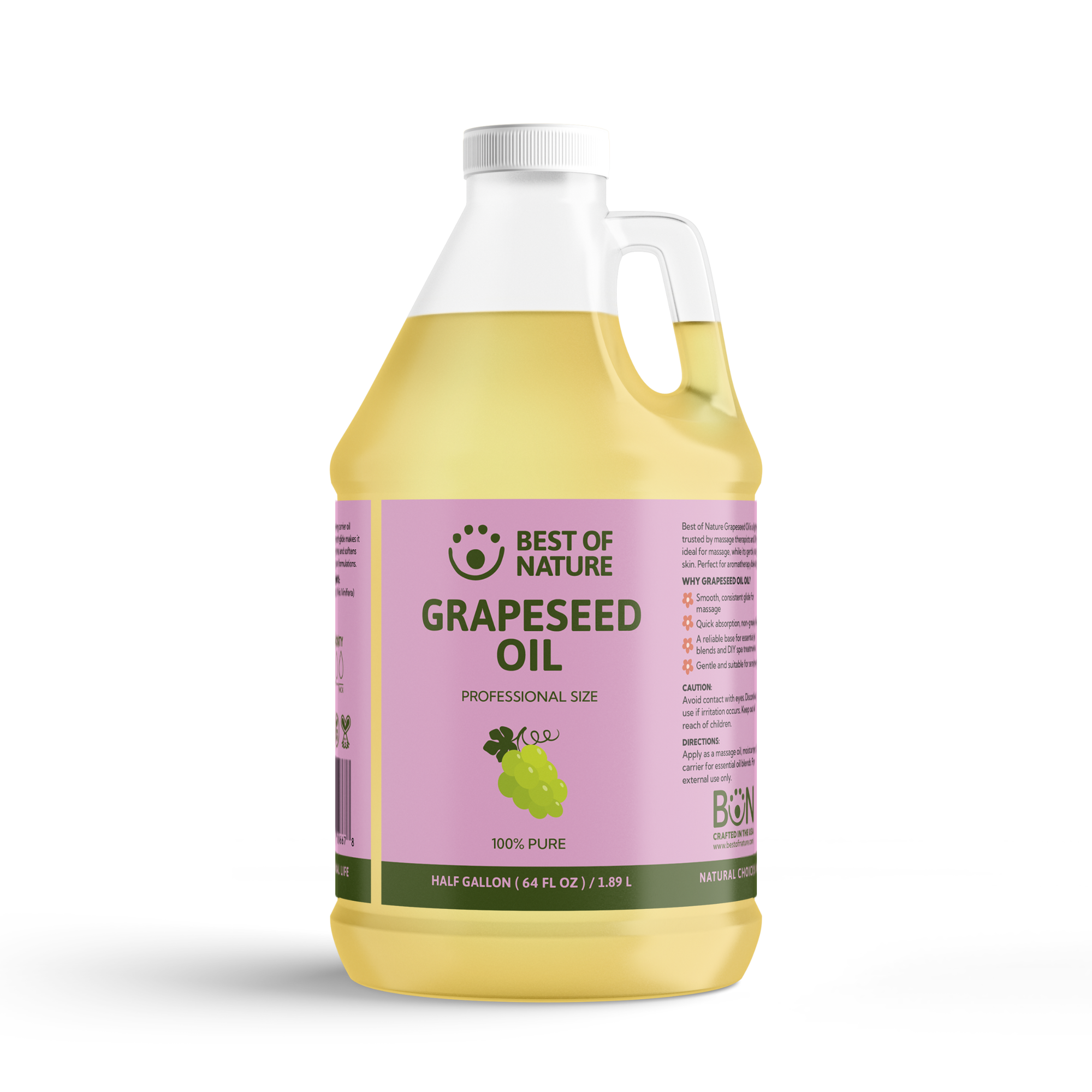 Grapeseed Massage &amp; Body Oil - 100% Pure