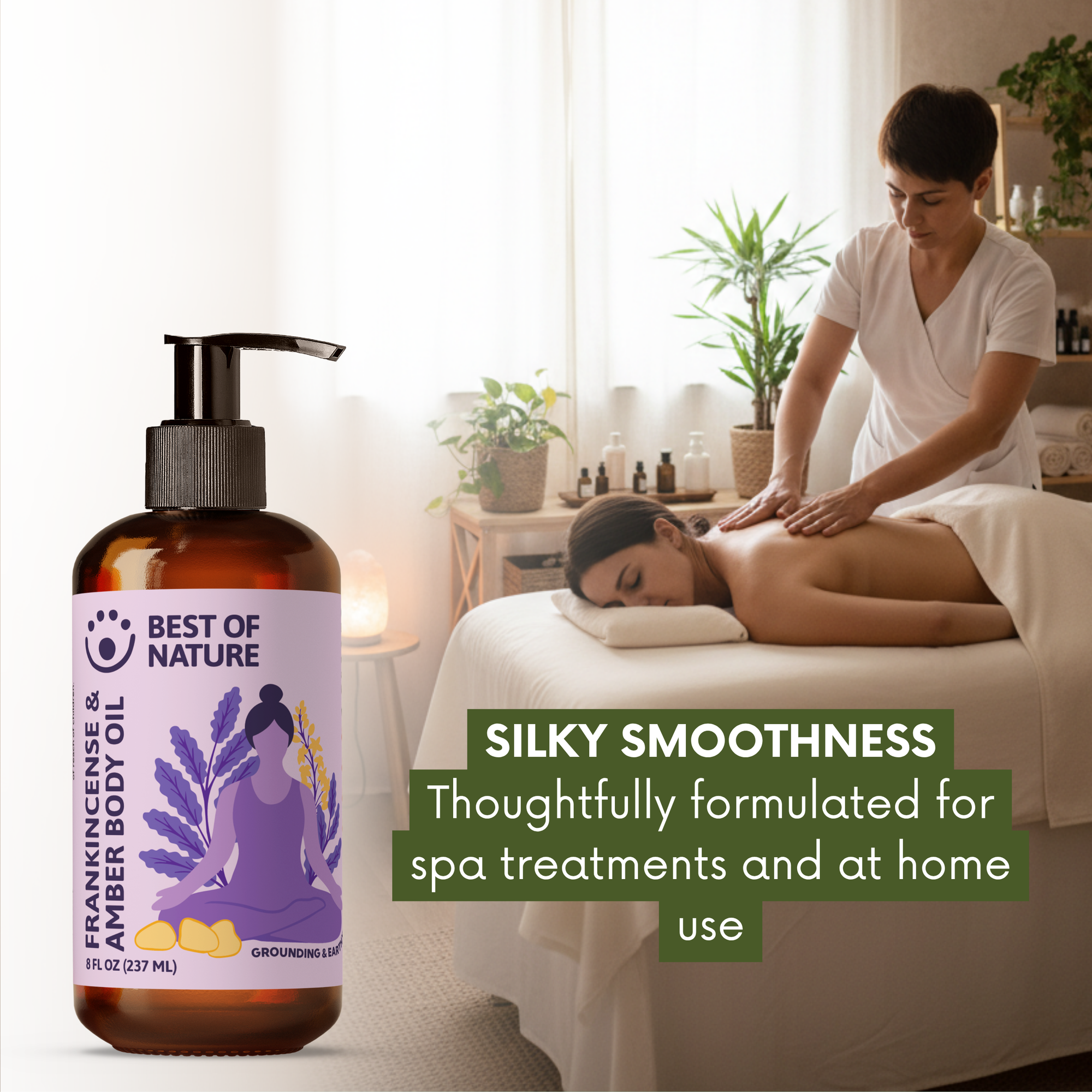 Frankincense &amp; Amber Aromatherapy Massage &amp; Body Oil