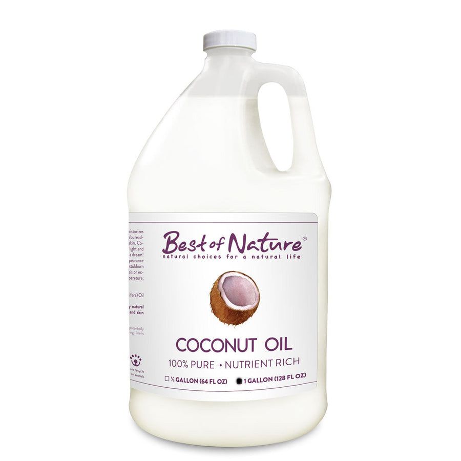 Pure Coconut Oil Massage and Body Oil gallon jug