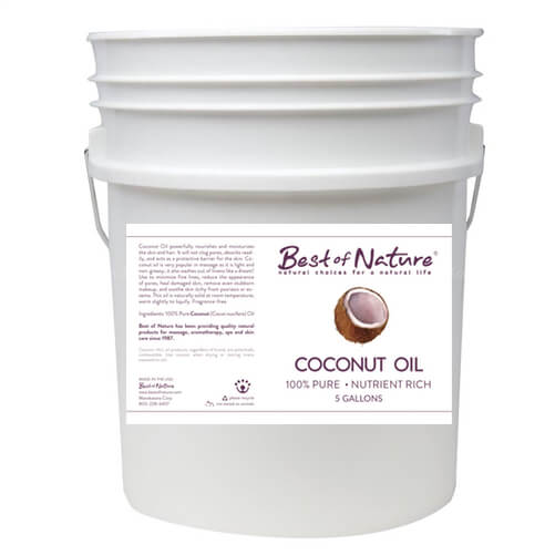 Pure Coconut Oil Massage and Body Oil 5 gallon pail