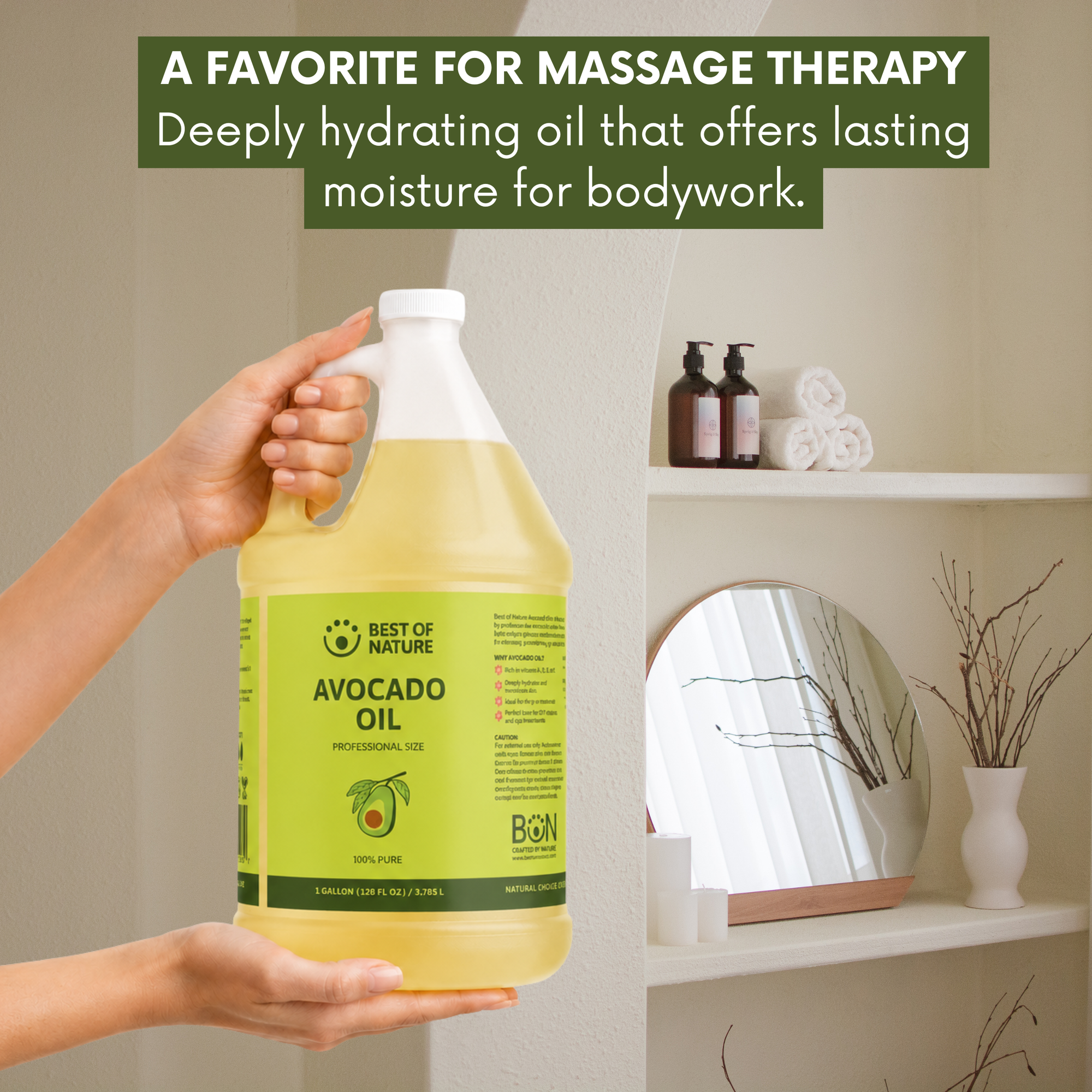 Avocado Massage &amp; Body Oil - 100% Pure