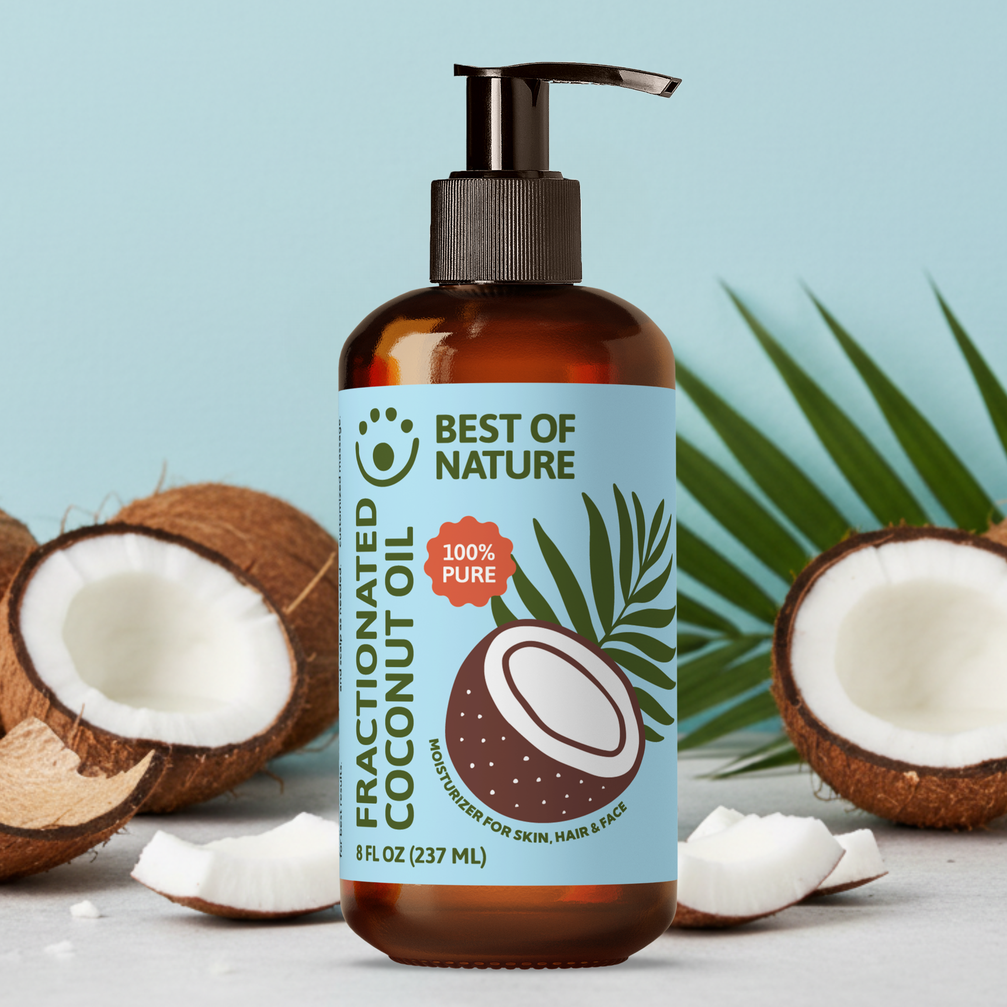 Fractionated Coconut Massage & Body Oil - 100% Pure Best of Nature Fractionated Coconut Massage & Body Oil - 100% Pure Best of Nature
