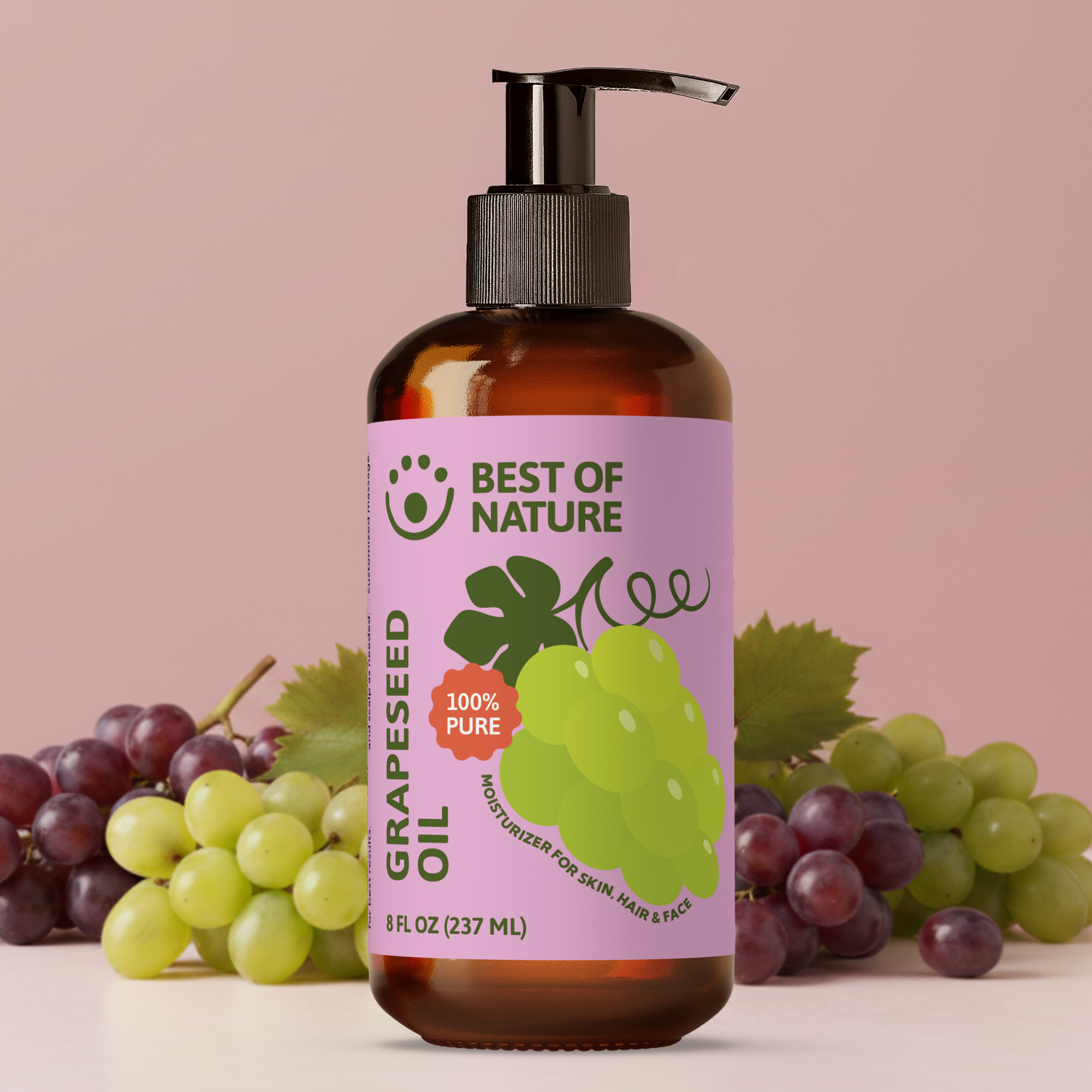 Grapeseed Massage & Body Oil - 100% Pure Best of Nature Grapeseed Massage & Body Oil - 100% Pure Best of Nature