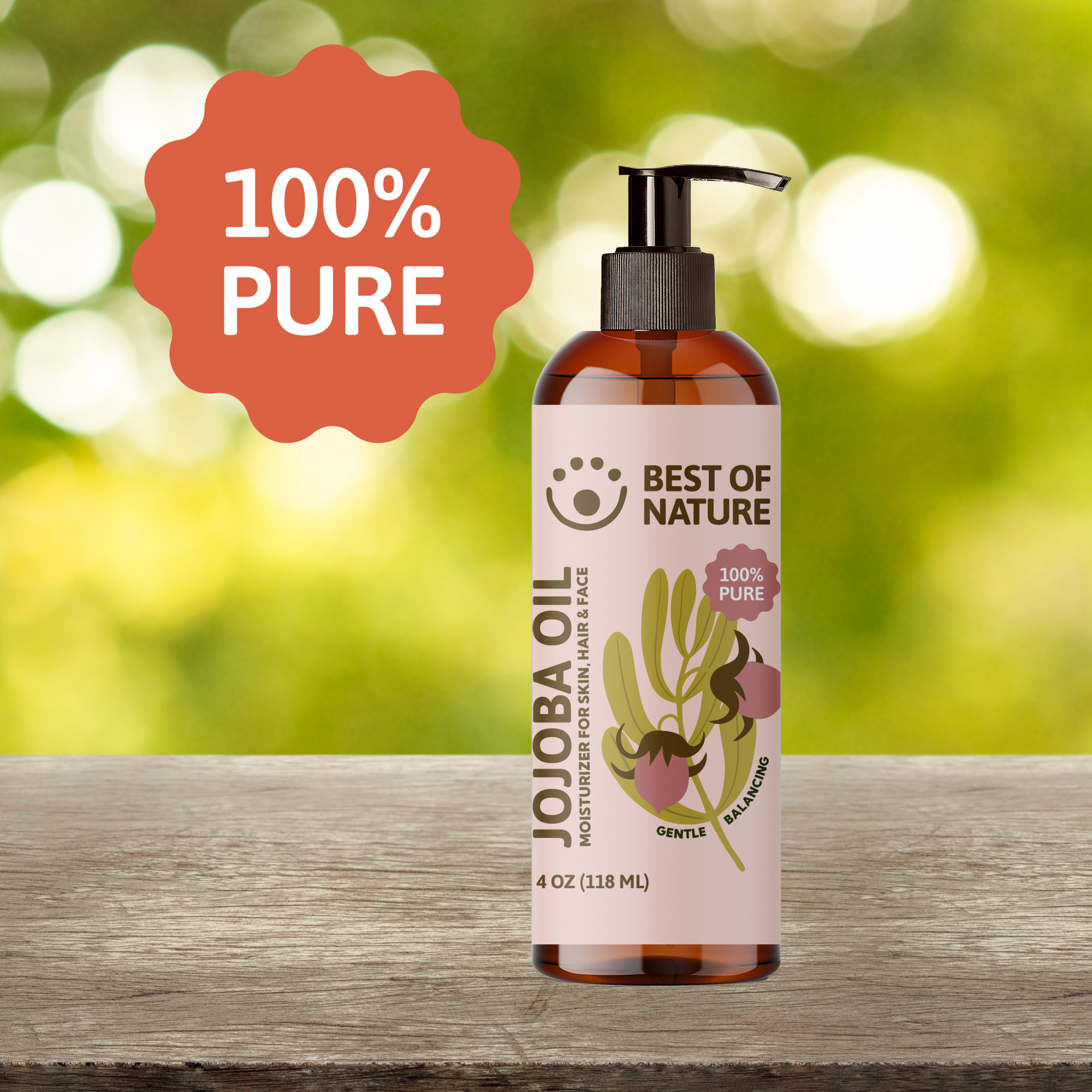 Jojoba Massage &amp; Body Oil (Unrefined)- 100% Pure