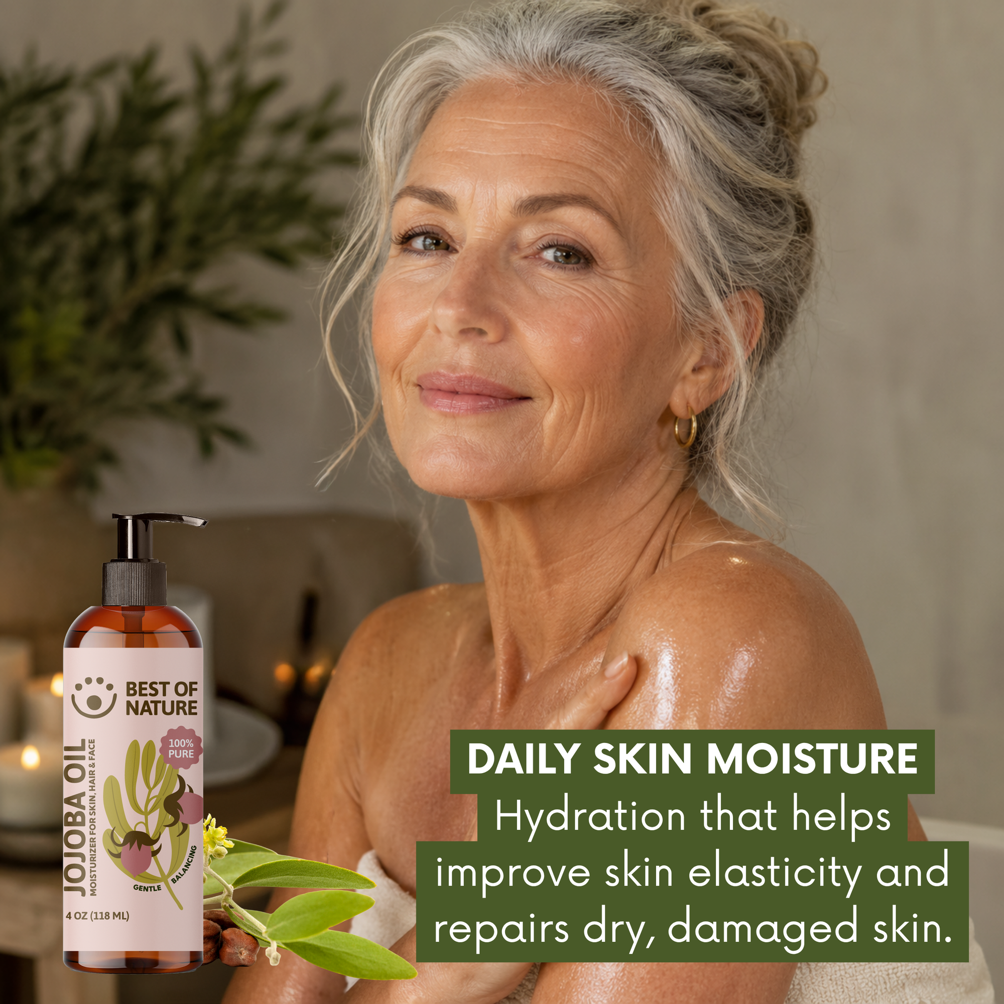 Jojoba Massage &amp; Body Oil (Unrefined)- 100% Pure