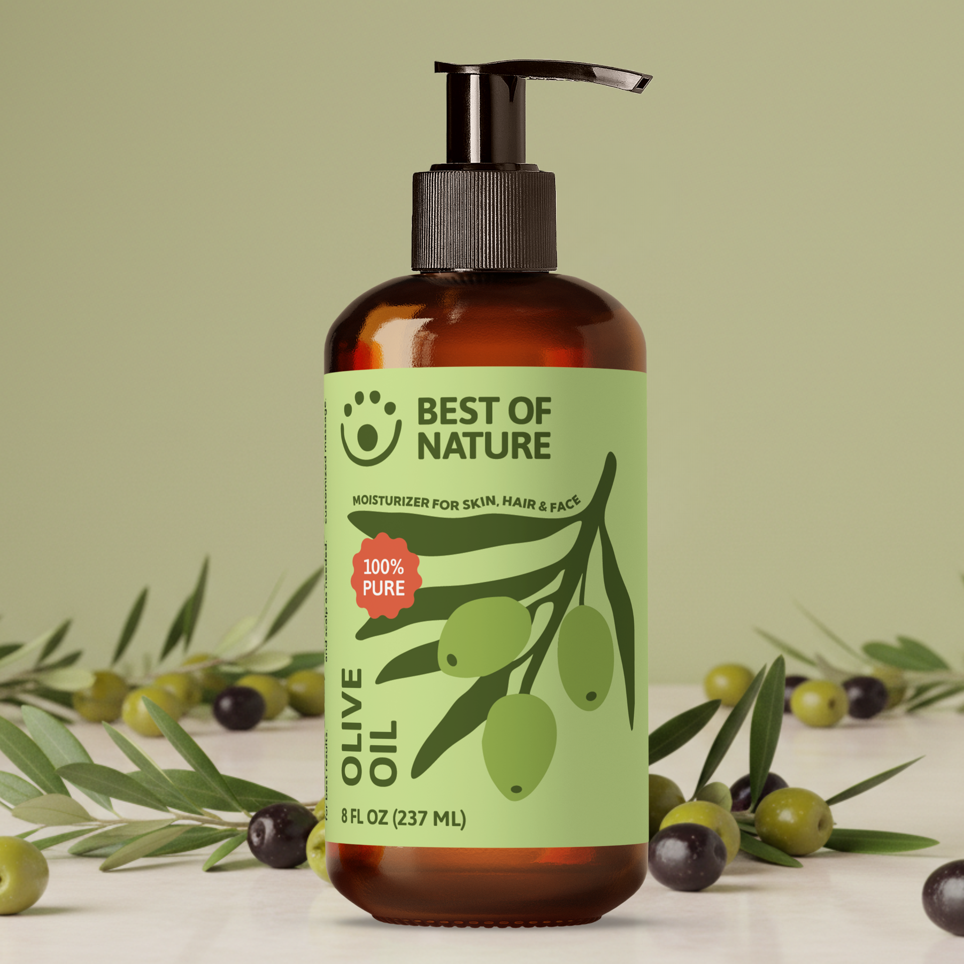 Olive Massage & Body Oil - 100% Pure Best of Nature Olive Massage & Body Oil - 100% Pure Best of Nature