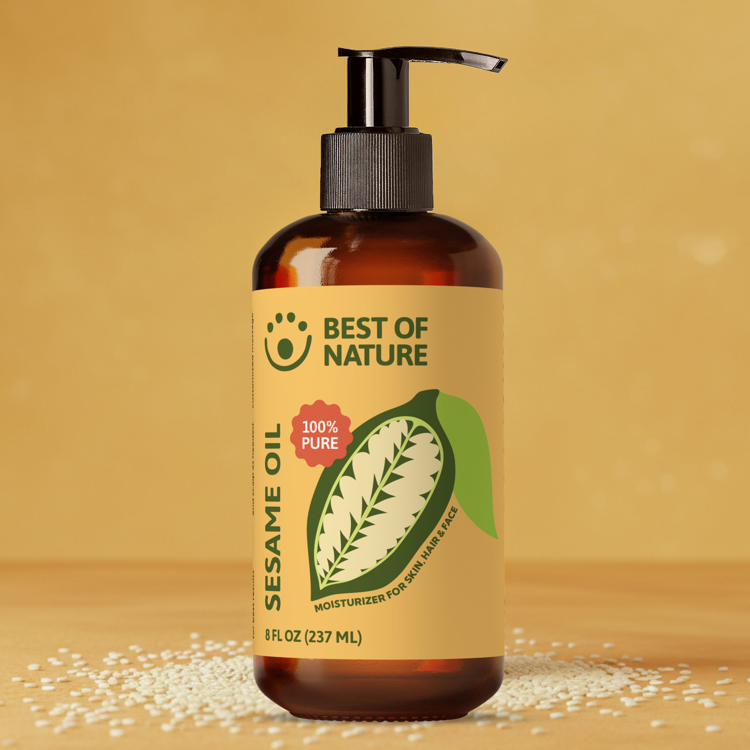 Sesame Massage & Body Oil - 100% Pure – Best of Nature