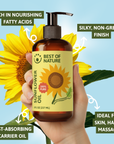 Sunflower Massage & Body Oil - 100% Pure
