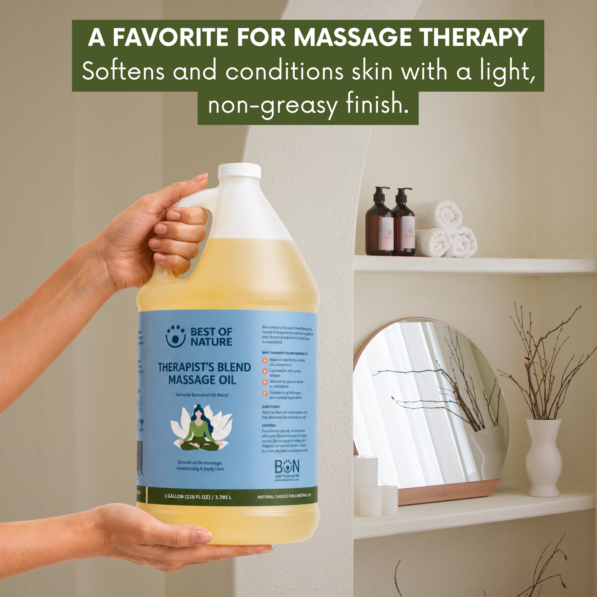 Therapist's Blend (formerly Budget Blend) Massage &amp; Body Oil