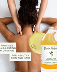 Jojoba Massage & Body Oil (Unrefined)- 100% Pure