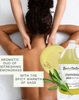 Lemongrass & Sage Aromatherapy Massage & Body Oil