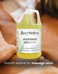 Lemongrass & Sage Aromatherapy Massage & Body Oil