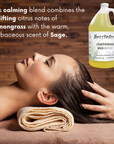 Lemongrass and Sage Aromatherapy Massage & Body Oil