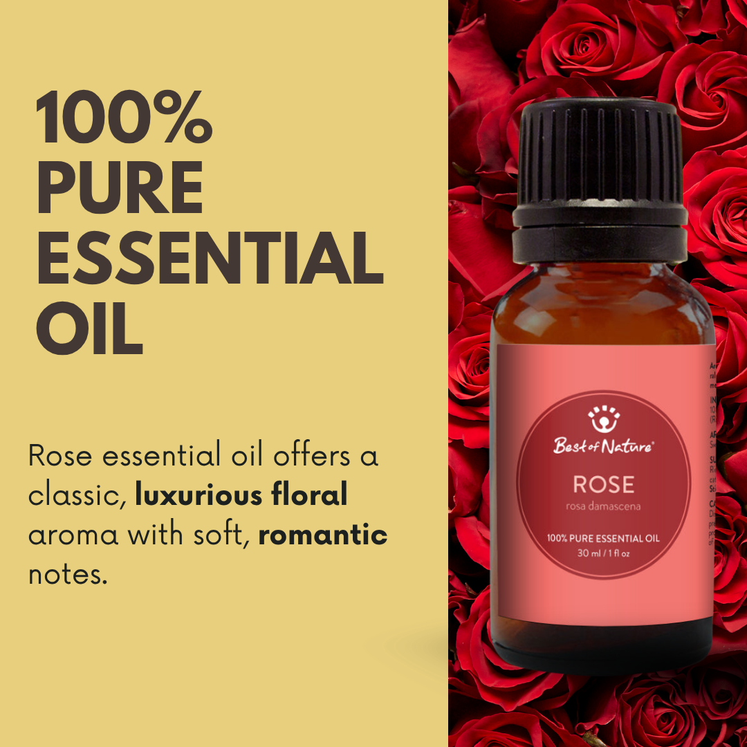 Rose Absolute Essential Oil - 100% Pure