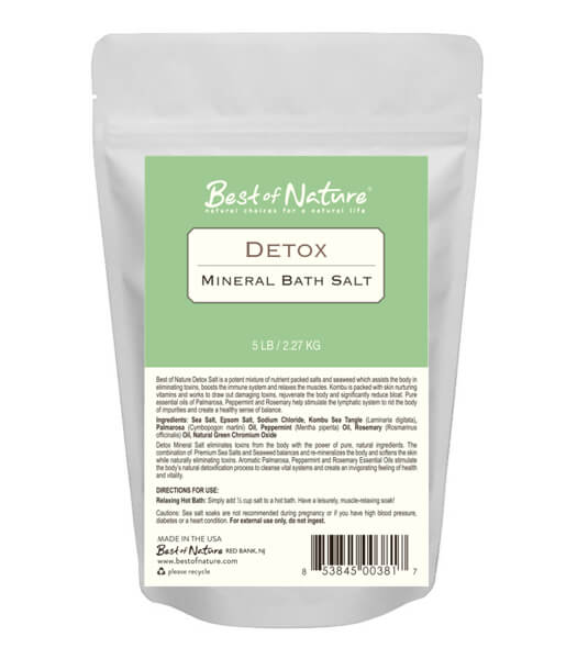 Detox Mineral Bath Salts 5 lb bag