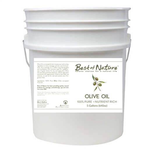 Pure Olive Massage and Body Oil 5 gallon pail
